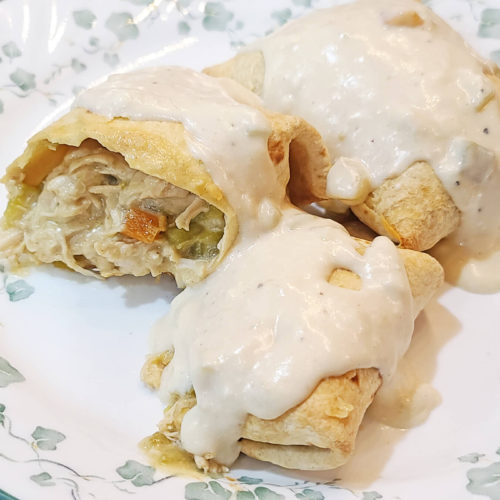 Esp-Eng] My version of chicken chimichangas that you must try