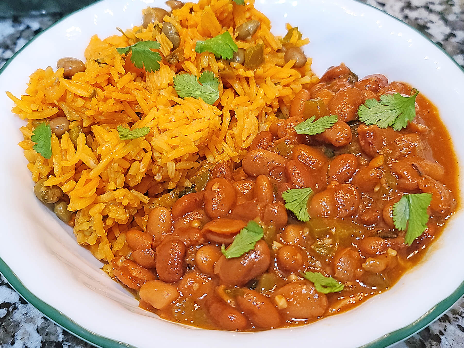 Puerto Rican Rice & Beans