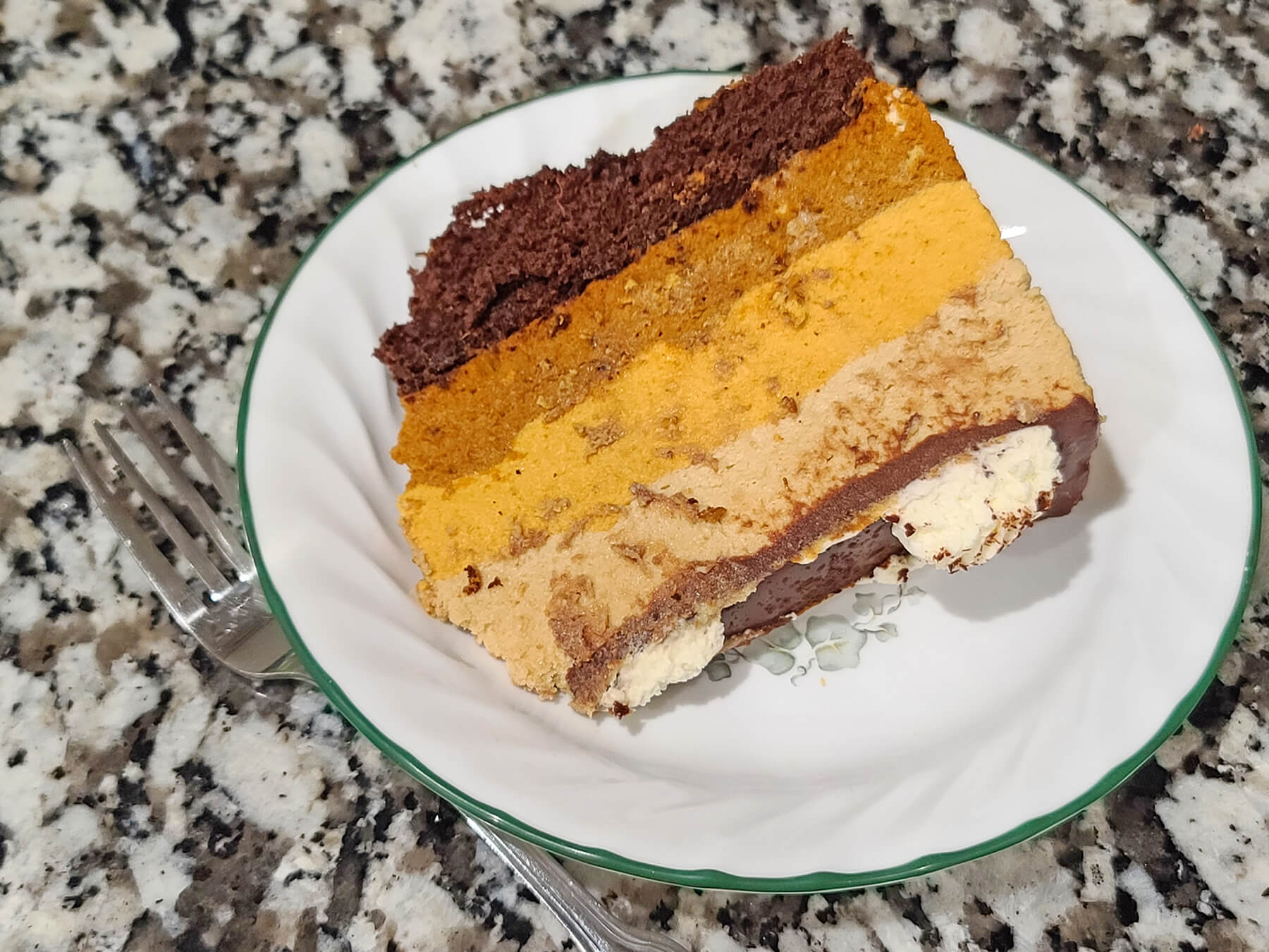 Pumpkin Mousse Pie with Maple Cookie Crust - No Bake! - Chenée Today